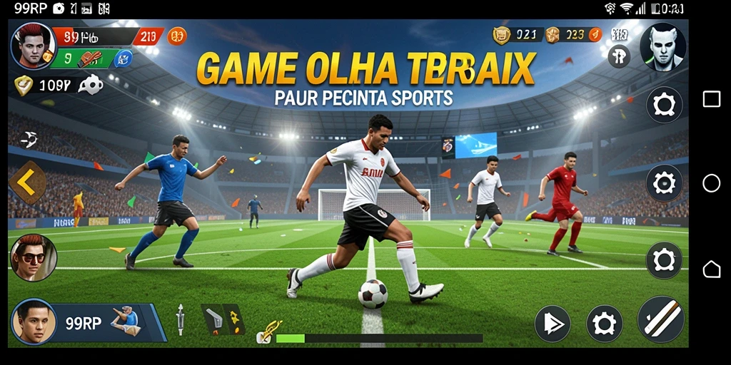Screenshot gameplay 99RP yang menampilkan aksi olahraga seru.