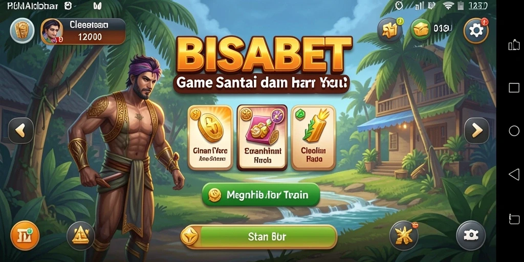 Screenshot BISABET menampilkan gameplay yang seru dan warna-warni.