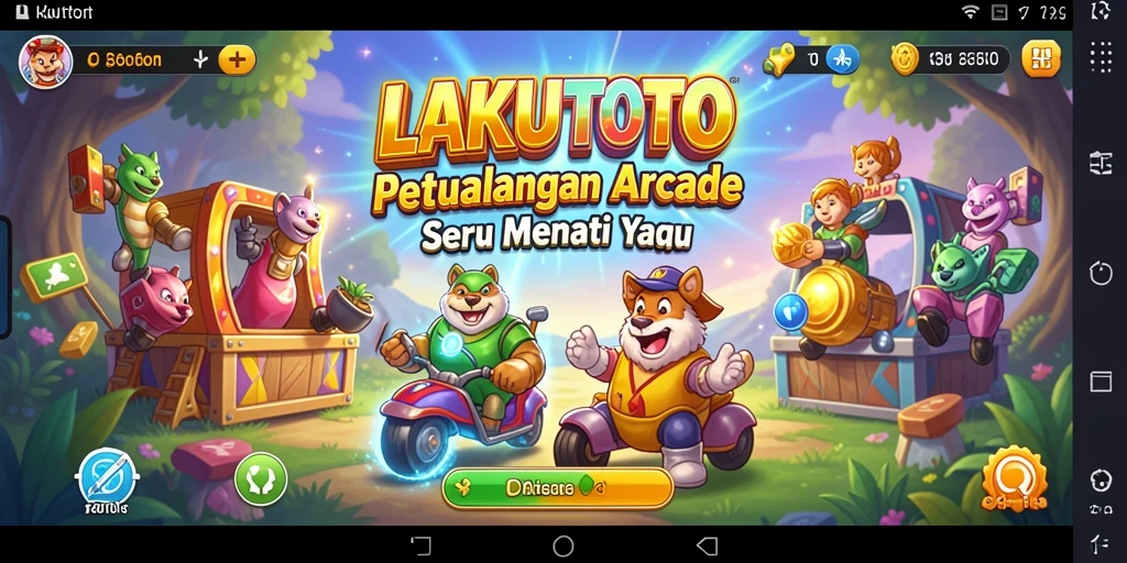 Tampilan gameplay seru dari LAKUTOTO dalam aksi.