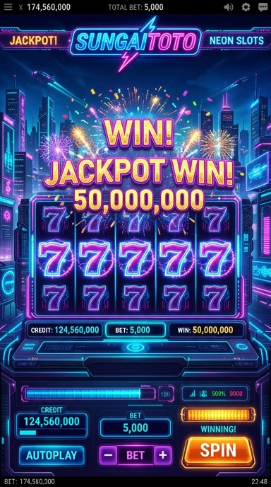 Tampilan halaman utama sungaitoto yang intuitif dan menarik.
